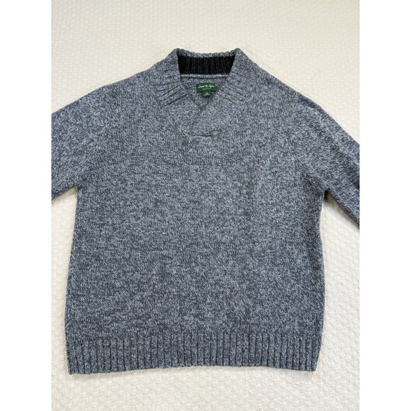 David Taylor Shawl Neck Sweater Long Sleeve Golf Pullover | Gray | Men's‎ Large - Picture 3 of 14